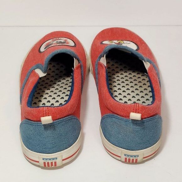 Disney Mickey Mouse Canvas Loafers, Disney Junk Food Collaboration, Size 5 - Picture 6 of 11